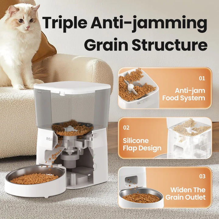 Automatic animal feed device