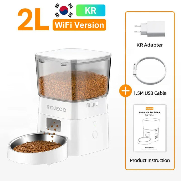 Automatic animal feed device